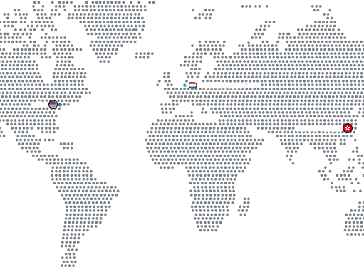 kvm vps locations map