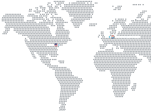 managed vps locations map